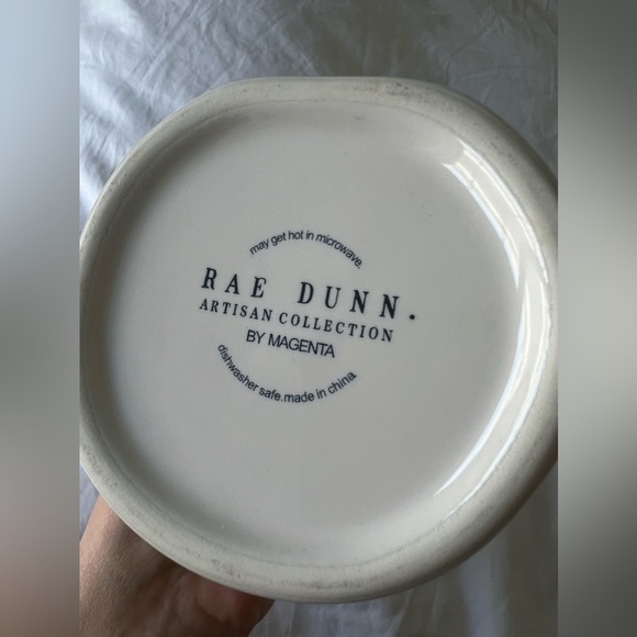 RAE DUNN ARTISAN COLLECTION "CHAI." MUG TYPEWRITER PRINT RARE HTF - Picture 8 of 8